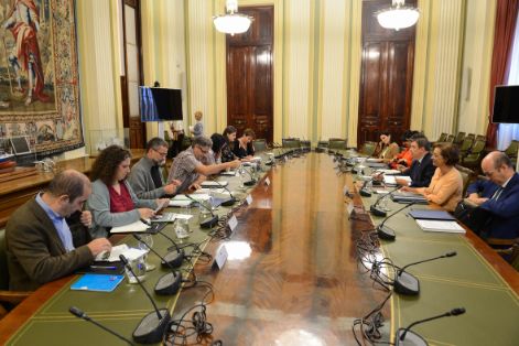 Hoy, en la sede del Ministerio