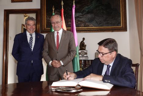 HOY, TRAS UNA REUNIÓN CON EL ALCALDE MALAGUEÑO