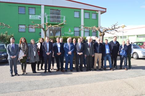 Hoy, en su visita al sector agroalimentario en Navarra 