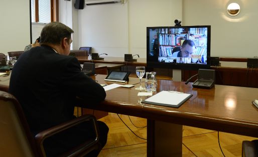 ESTA MAÑANA, POR VIDEOCONFERENCIA 