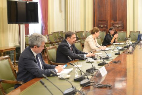 Hoy, en la sede del Ministerio