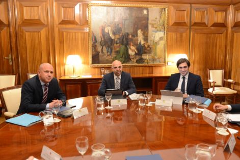 Hoy, en la sede del Ministerio