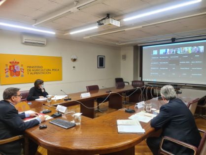 Hoy, en el seminario virtual organizado por la Asociación Española de Municipios del Olivo (AEMO) y el Consorcio Feria del Olivo de Montoro