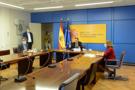 En una videoconferencia con la comisaria de Salud y Seguridad Alimentaria