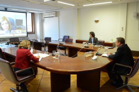 En una videoconferencia con la comisaria de Salud y Seguridad Alimentaria