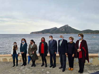 En la presentación de la reserva marina balear de Dragonera (Mallorca)