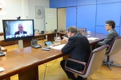 ESTA TARDE, POR VIDEOCONFERENCIA