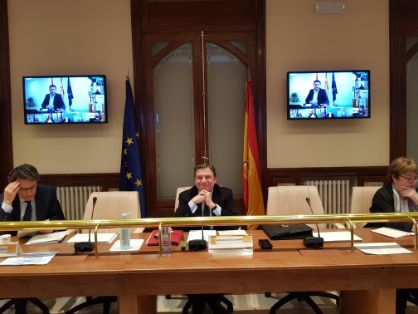 EN LA REUNIÓN CELEBRADA HOY POR VIDEOCONFERENCIA 