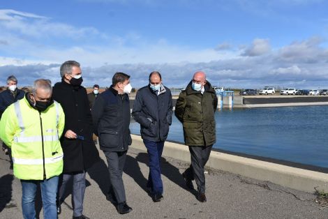 EN LA ENTREGA DE LAS NUEVAS INFRAESTRUCTURAS PARA RIEGO DE PAYUELOS (CASTILLA Y LEÓN)