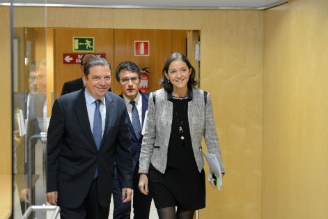 Hoy, en una reunión en Madrid con organizaciones del ámbito agroalimentario