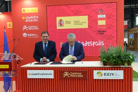 HOY, EN LA FIRMA DE UN PROTOCOLO GENERAL DE ACTUACIÓN ENTRE EL MINISTERIO DE AGRICULTURA, PESCA Y ALIMENTACIÓN Y EL COMITÉ OLÍMPICO ESPAÑOL 