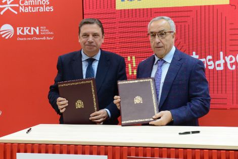 HOY, EN LA FIRMA DE UN PROTOCOLO GENERAL DE ACTUACIÓN ENTRE EL MINISTERIO DE AGRICULTURA, PESCA Y ALIMENTACIÓN Y EL COMITÉ OLÍMPICO ESPAÑOL 