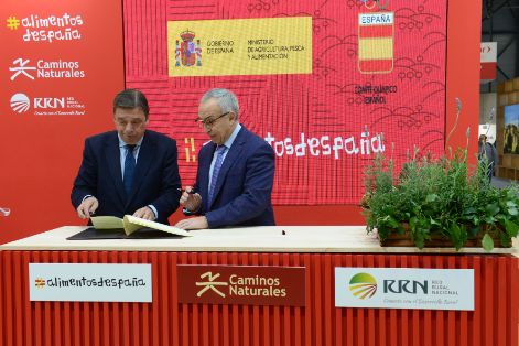 HOY, EN LA FIRMA DE UN PROTOCOLO GENERAL DE ACTUACIÓN ENTRE EL MINISTERIO DE AGRICULTURA, PESCA Y ALIMENTACIÓN Y EL COMITÉ OLÍMPICO ESPAÑOL 