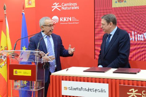 HOY, EN LA FIRMA DE UN PROTOCOLO GENERAL DE ACTUACIÓN ENTRE EL MINISTERIO DE AGRICULTURA, PESCA Y ALIMENTACIÓN Y EL COMITÉ OLÍMPICO ESPAÑOL 