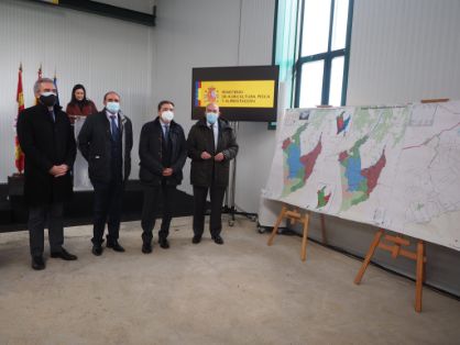 EN LA ENTREGA DE LAS NUEVAS INFRAESTRUCTURAS PARA RIEGO DE PAYUELOS (CASTILLA Y LEÓN)