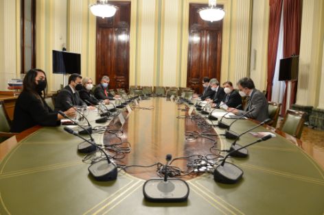 Hoy, en la sede del ministerio