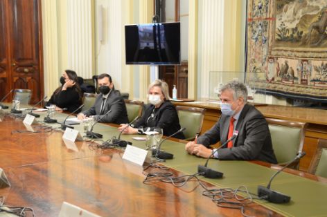 Hoy, en la sede del ministerio