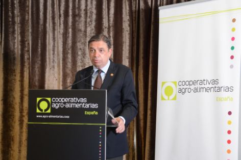 Hoy, en la clausura de la Asamblea General de Cooperativas Agroalimentarias de España (CAE)