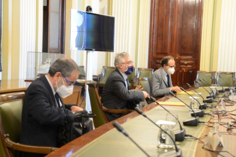 Hoy, en la sede del Ministerio 