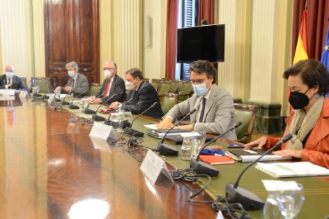 Hoy, en la sede del Ministerio 