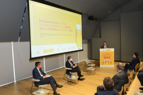 EN LA PRESENTACIÓN DEL INFORME SOCIOECONÓMICO DEL SECTOR DE LA CERVEZA EN ESPAÑA