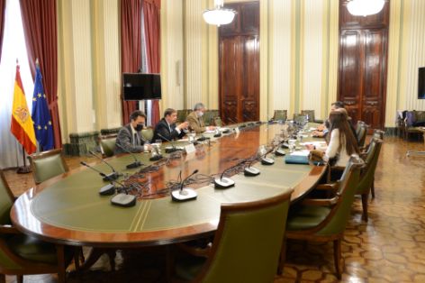 Hoy, en la sede del ministerio 
