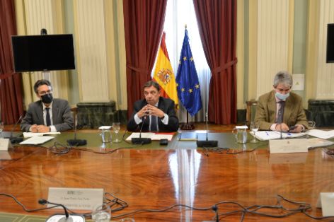 Hoy, en la sede del ministerio 