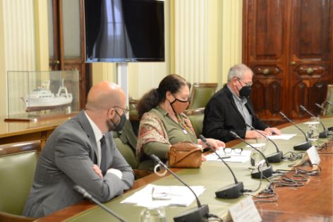 Hoy, en la sede del Ministerio 