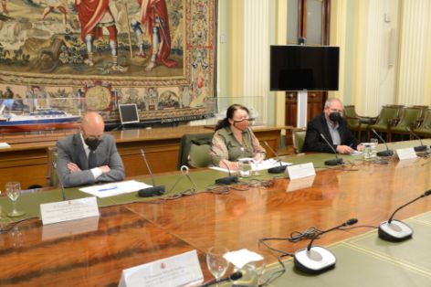 Hoy, en la sede del Ministerio 