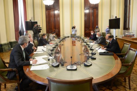 EN UNA REUNIÓN MANTENIDA HOY EN LA SEDE DEL MINISTERIO 