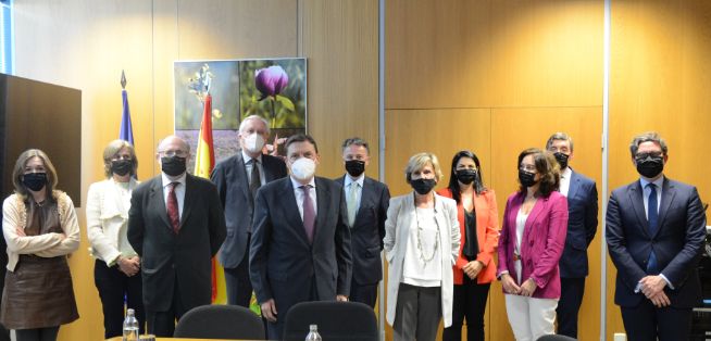 Hoy, en las visita a las instalaciones del grupo