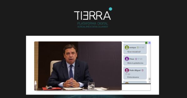 HOY, EN LA PRESENTACIÓN DE LA “PLATAFORMA TIERRA”, DE CAJAMAR 