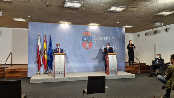DURANTE SU VISITA OFICIAL A CANTABRIA