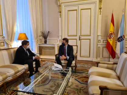 Encuentro con el presidente de la Xunta de Galicia
