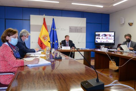 HOY, EN UNA REUNIÓN POR VIDEOCONFERENCIA   