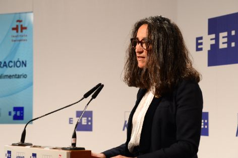 Hoy, en Madrid, en un foro organizado por la agencia Efe y KPMG