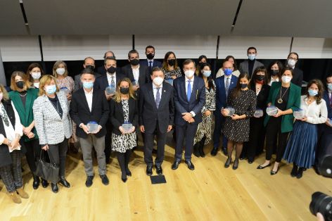 Hoy, en Madrid, en la entrega de los premios InovaCcion