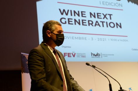 EN LA INAUGURACIÓN DE I WINE NEXT GENERATION