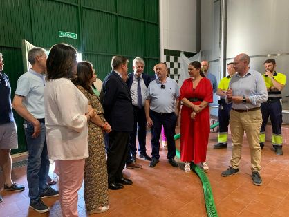 DURANTE SU VISITA A LA FERIA FUTUROLIVA, EN BAEZA (JAÉN)  