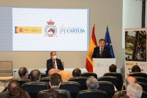 Esta mañana, en la presentación del II Estudio de Impacto del Sector Ecuestre en España 