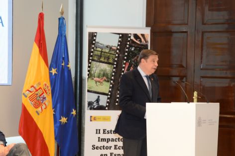 Esta mañana, en la presentación del II Estudio de Impacto del Sector Ecuestre en España 