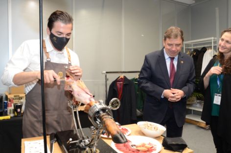 Hoy, en su visita a Madrid Fusión-Alimentos de España