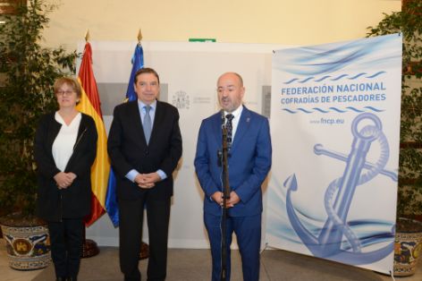 En la inauguración de la XI Asamblea de la Federación Nacional de Cofradías de Pescadores