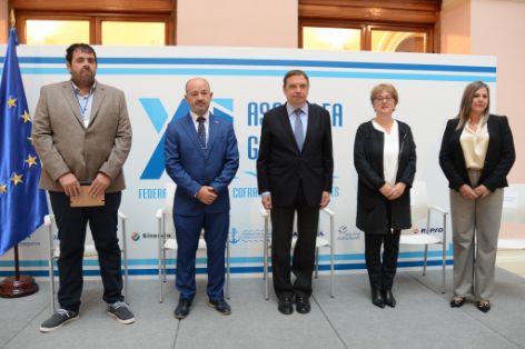 En la inauguración de la XI Asamblea de la Federación Nacional de Cofradías de Pescadores