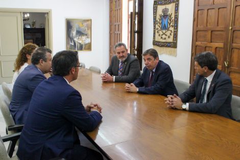 Hoy, en una visita a la zona de producción arrocera del Guadalquivir 