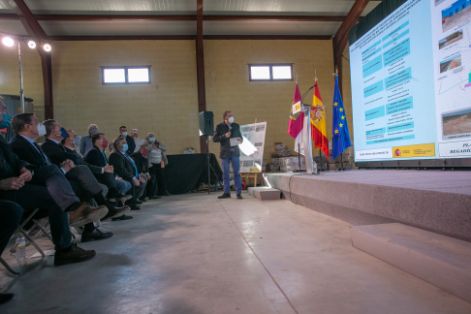 HOY, EN SU VISITA A LAS OBRAS DEL PROYECTO DE TRANSFORMACIÓN EN REGADÍO EN LA MARGEN IZQUIERDA DEL RÍO TAJO