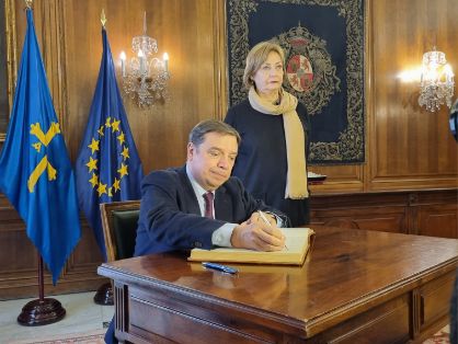 HOY, DURANTE UNA VISITA AL PRINCIPADO DE ASTURIAS