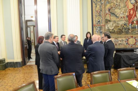 Hoy, en una reunión con Cooperativas Agro-alimentarias de España