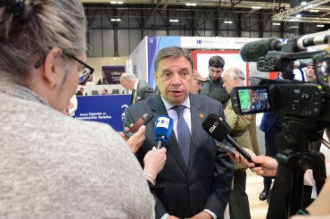 En el estand del Ministerio de Agricultura, Pesca y Alimentación en FITUR