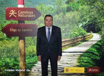 En el estand del Ministerio de Agricultura, Pesca y Alimentación en FITUR